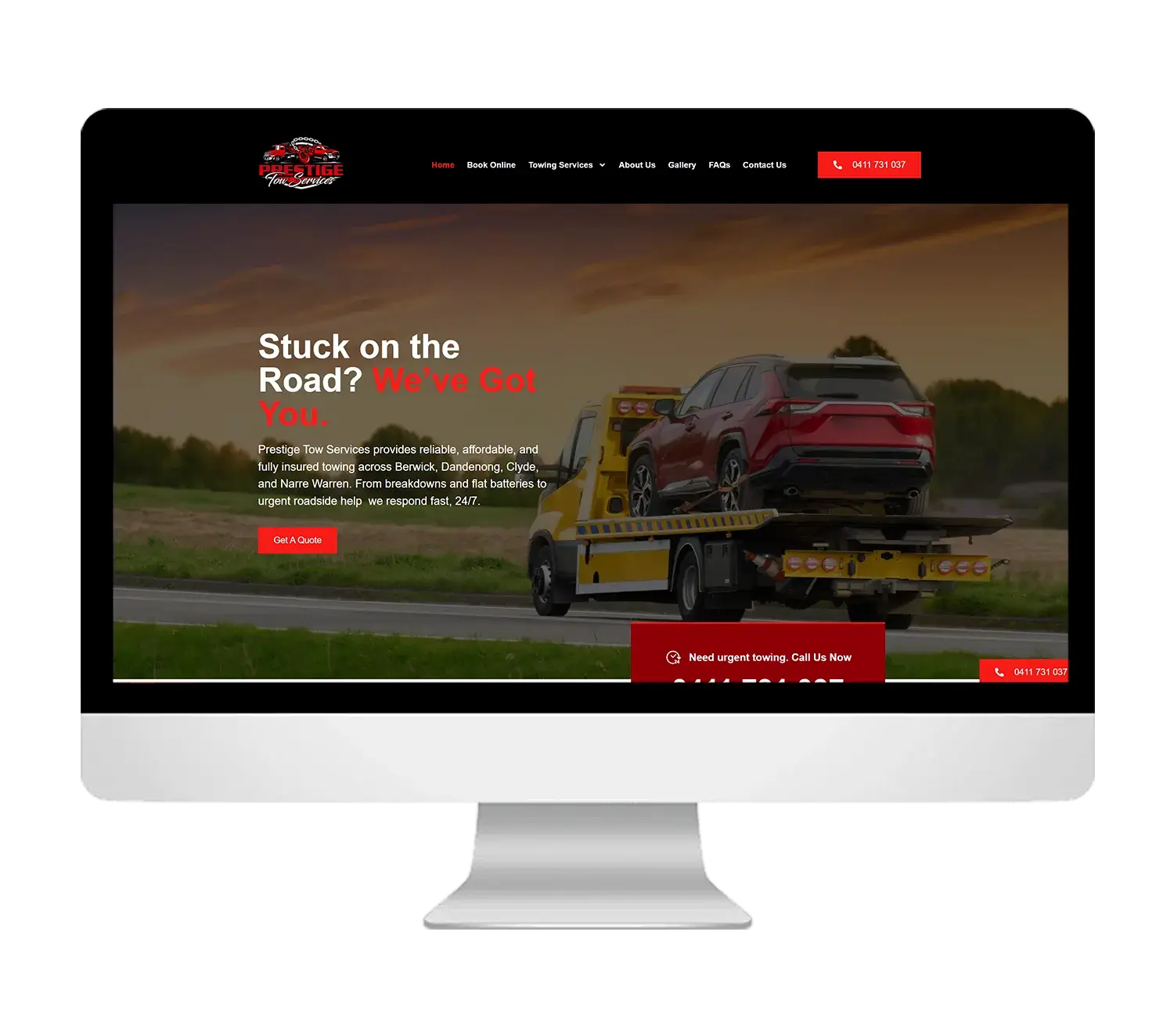 Prestige Tow Services Portfolio